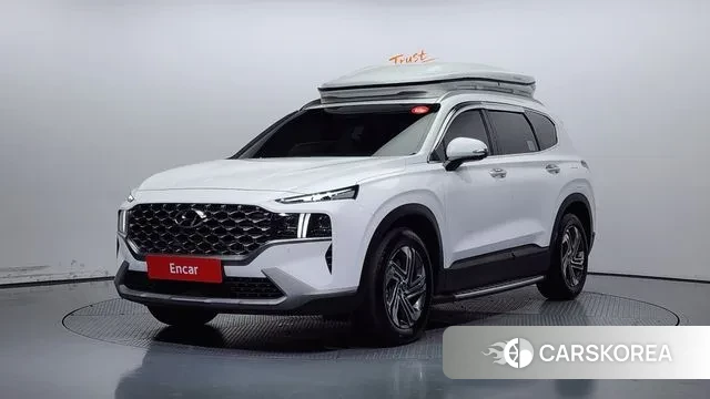 Hyundai The New Santa Fe 2023 Белый из Кореи