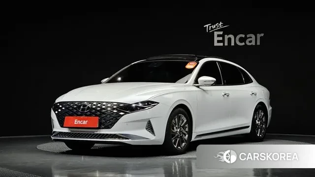 Hyundai The New Grandeur IG Hybrid 2021 Белый из Кореи