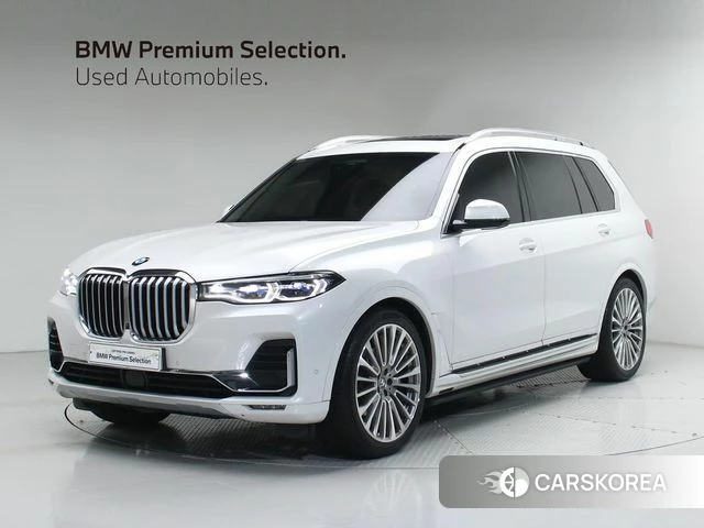 BMW X7 (G07) 2021 Белый из Кореи