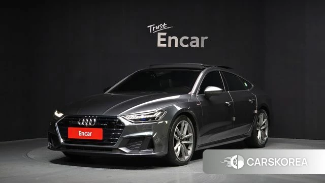 Audi A7 (4K) 2021 Серый из Кореи
