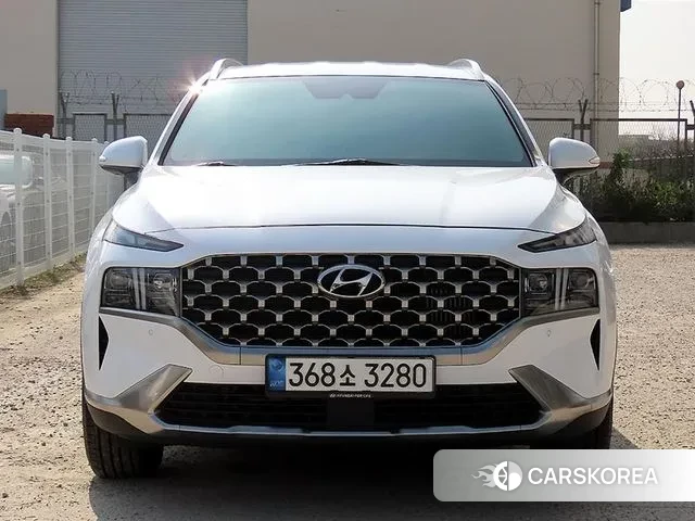 Hyundai The New Santa Fe 2022 Белый из Кореи