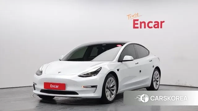Tesla Model 3 2022 Белый из Кореи