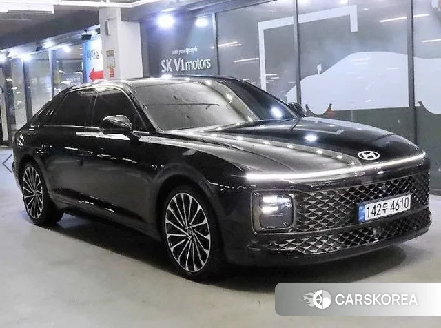 Hyundai Grandeur (GN7) 2023 Черный из Кореи