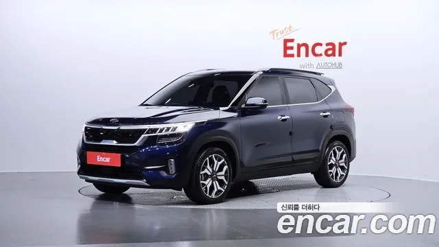 Kia Seltos 2021 Синий из Кореи