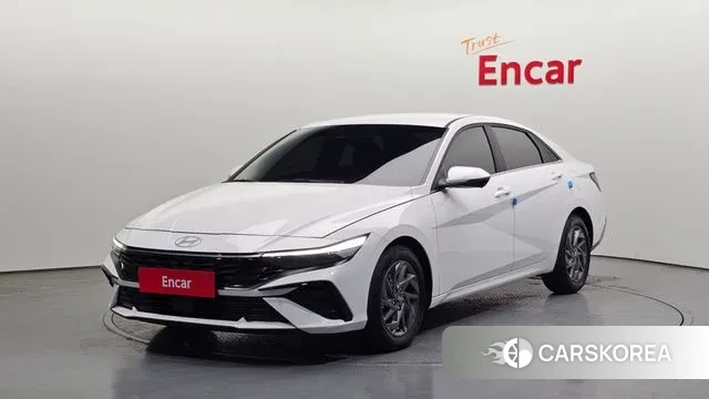 Hyundai The New Avante (CN7) 2023 Белый из Кореи