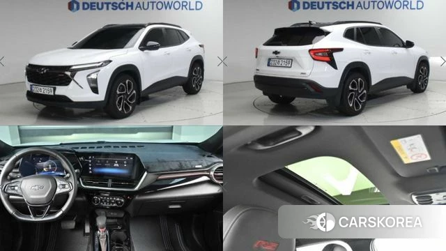 Chevrolet (GM Daewoo) Trax Crossover 2023 Белый из Кореи