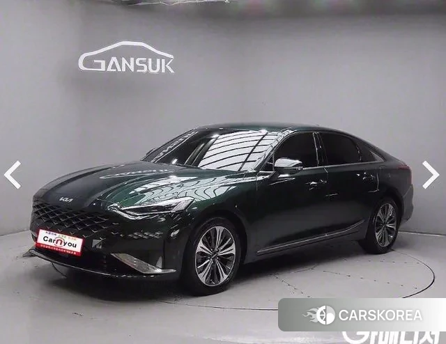 Kia K8 Hybrid 2022 Темно-зеленый из Кореи