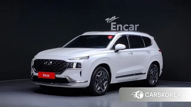 Hyundai The New Santa Fe 2023 Белый из Кореи