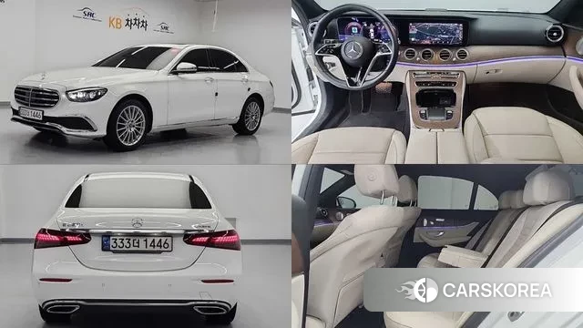 Mercedes-Benz E-Class W213 2023 Белый из Кореи