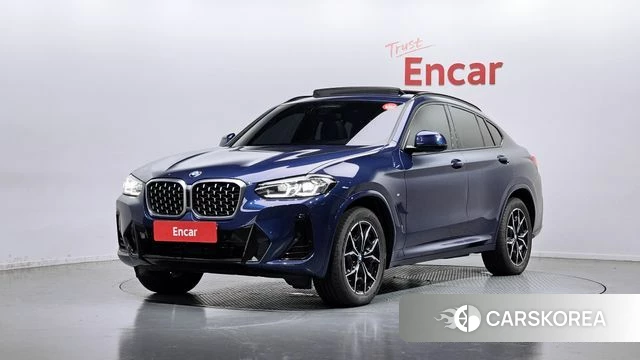 BMW X4 (G02) 2022 Синий из Кореи