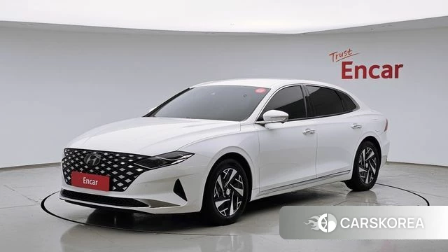 Hyundai The New Grandeur IG Hybrid 2021 Белый из Кореи