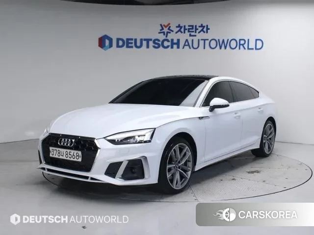 Audi A5 (F5) 2020 Белый из Кореи