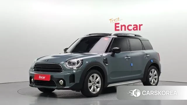 Mini Cooper Countryman 2021 Небесно-голубой из Кореи