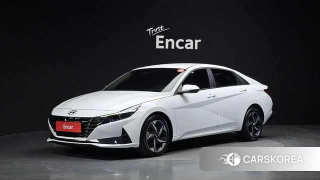 Hyundai Avante (CN7) 2020 Белый из Кореи