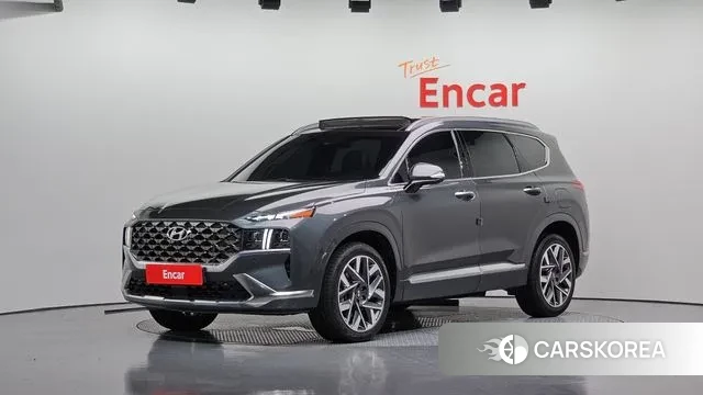 Hyundai The New Santa Fe 2022 Серый из Кореи