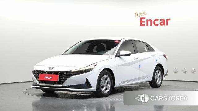 Hyundai Avante (CN7) 2020 Белый из Кореи