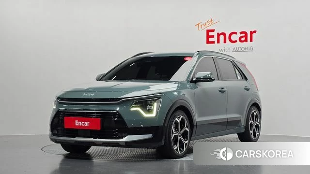Kia Di Ol Nu Niro 2022 Зеленый из Кореи