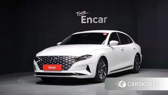 Hyundai The New Grandeur IG Hybrid 2021 Белый из Кореи