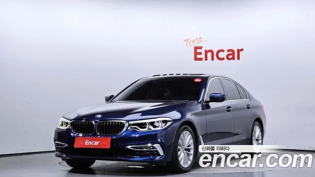 BMW 5 Series (G30) 2020 Синий из Кореи