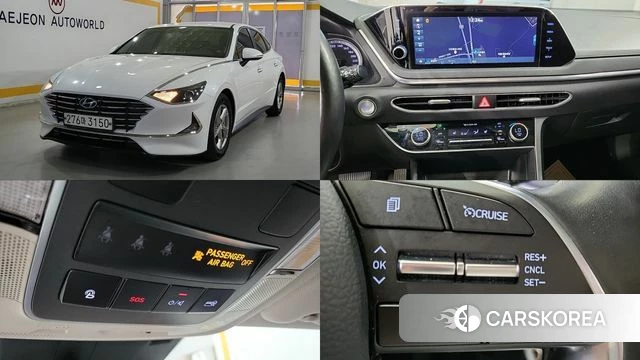 Hyundai Sonata (DN8) 2019 Белый из Кореи