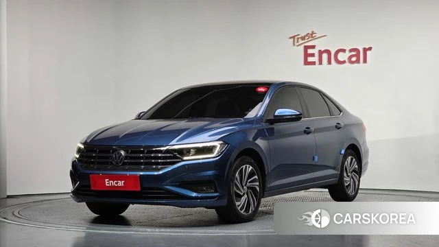 Volkswagen 7th Generation of Jetta 2021 Синий из Кореи