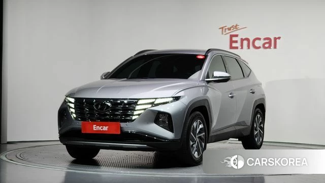 Hyundai Tucson Hybrid (NX4) 2021 Серебристо-серый из Кореи