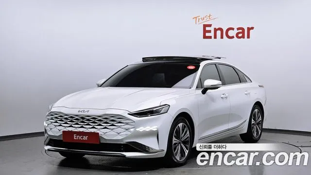 Kia K8 Hybrid 2023 Белый из Кореи