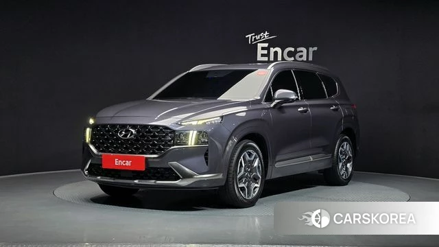 Hyundai The New Santa Fe 2022 Серый из Кореи