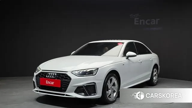 Audi A4 (B9) 2021 Белый из Кореи
