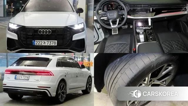 Audi Q8 (4M) 2023 Белый из Кореи