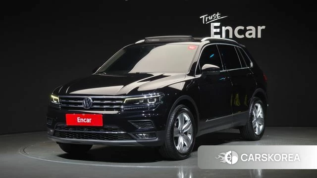 Volkswagen Tiguan second Generation 2020 Черный из Кореи