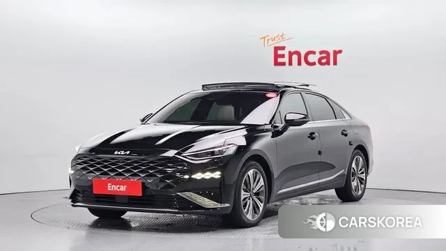 Kia K8 Hybrid 2022 Черный из Кореи