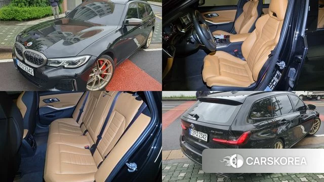 BMW 3 Series (G20) 2022 Черный из Кореи