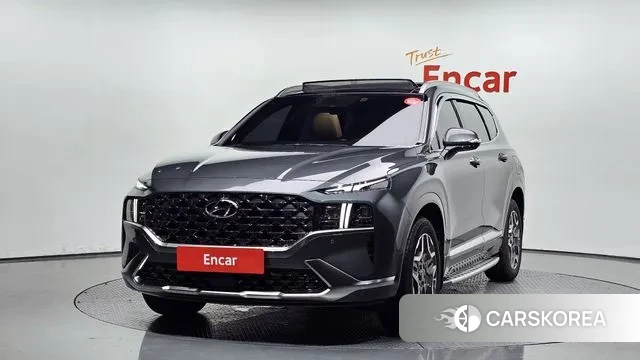 Hyundai The New Santa Fe 2023 Серый из Кореи
