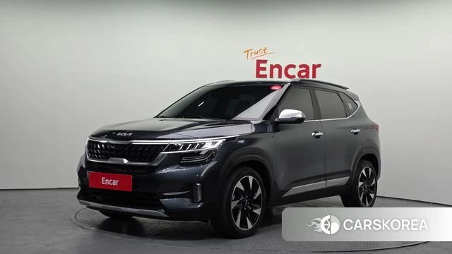 Kia Seltos 2022 Серый из Кореи