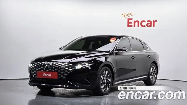 Hyundai The New Grandeur IG Hybrid 2020 Черный из Кореи