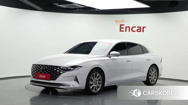 Hyundai The New Grandeur IG Hybrid 2021 Белый из Кореи