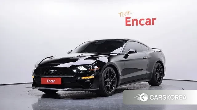 Ford Mustang 2019 Черный из Кореи