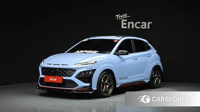 Hyundai The New Kona 2021 Небесно-голубой из Кореи
