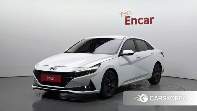 Hyundai Avante Hybrid (CN7) 2022 Белый из Кореи