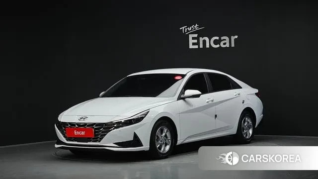 Hyundai Avante (CN7) 2021 Белый из Кореи