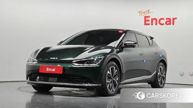 Kia EV6 2022 Зеленый из Кореи