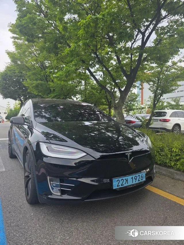 Tesla Model X 2020 Черный из Кореи