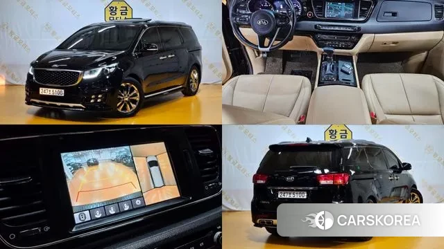 Kia All New Carnival 2018 Черный из Кореи