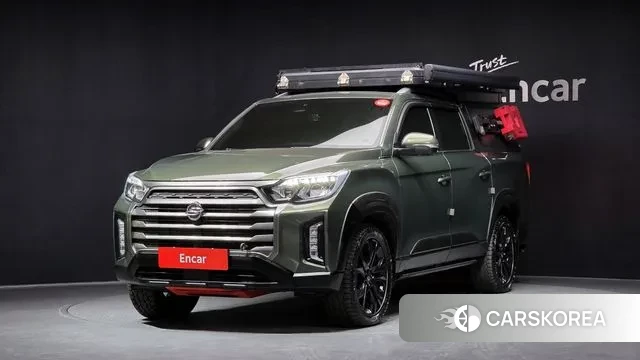 Ssangyong The New Rexton Sport 2022 Темно-зеленый из Кореи