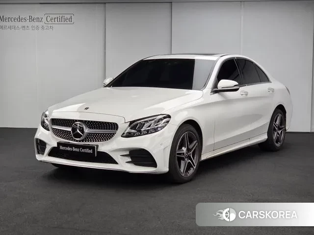 Mercedes-Benz C-Class W205 2021 Белый из Кореи