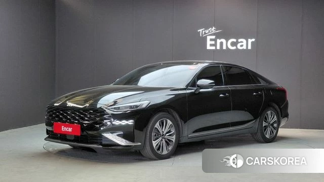 Kia K8 Hybrid 2021 Черный из Кореи