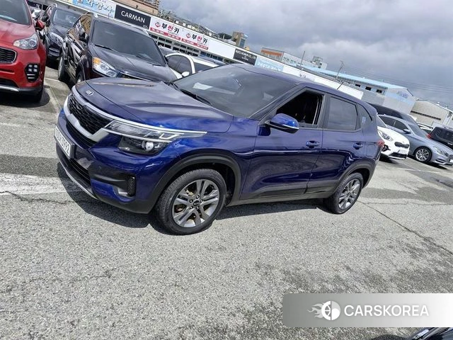 Kia Seltos 2021 Синий из Кореи