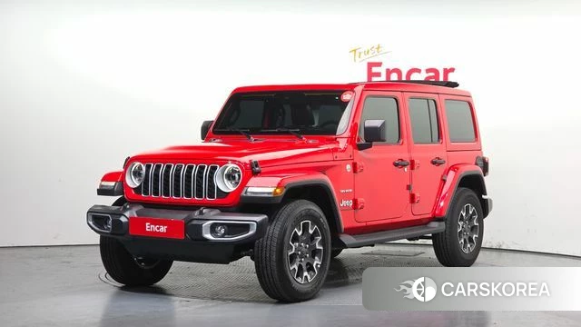 Jeep Wrangler (JL) 2024 Красный из Кореи
