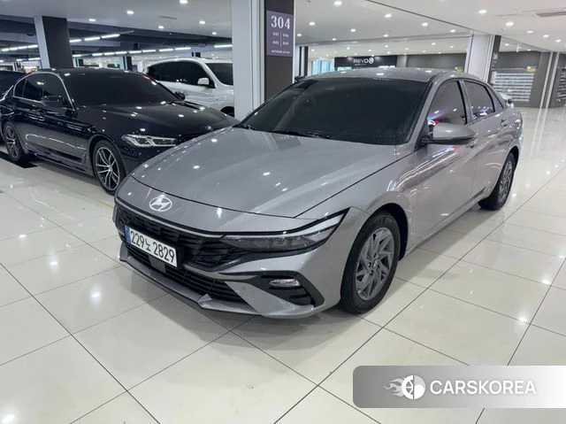 Hyundai The New Avante (CN7) 2025 Серебристо-серый из Кореи
